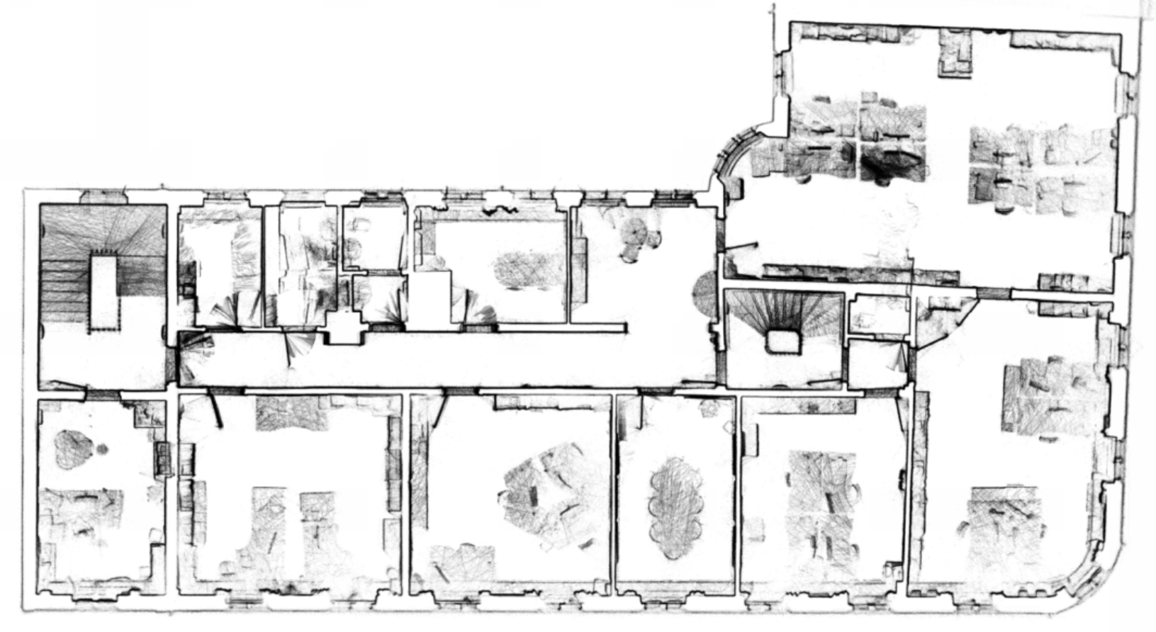 Grondplan scan - Moseg